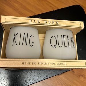 NIB Rae Dunn Wine Glasses